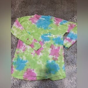 Hawaii Tie-Dye Long Sleeve Tee
